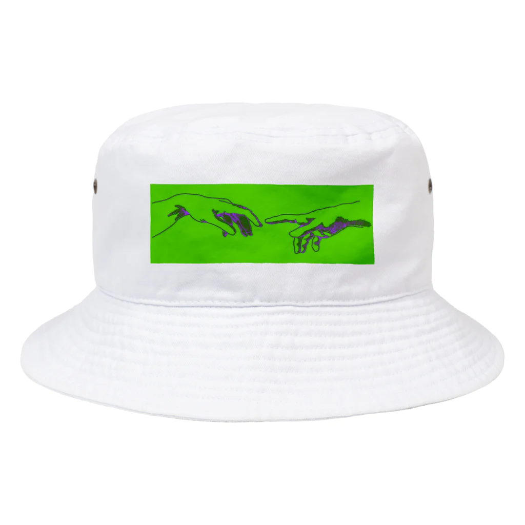 QB🦖の宇宙への飛行_gr Bucket Hat