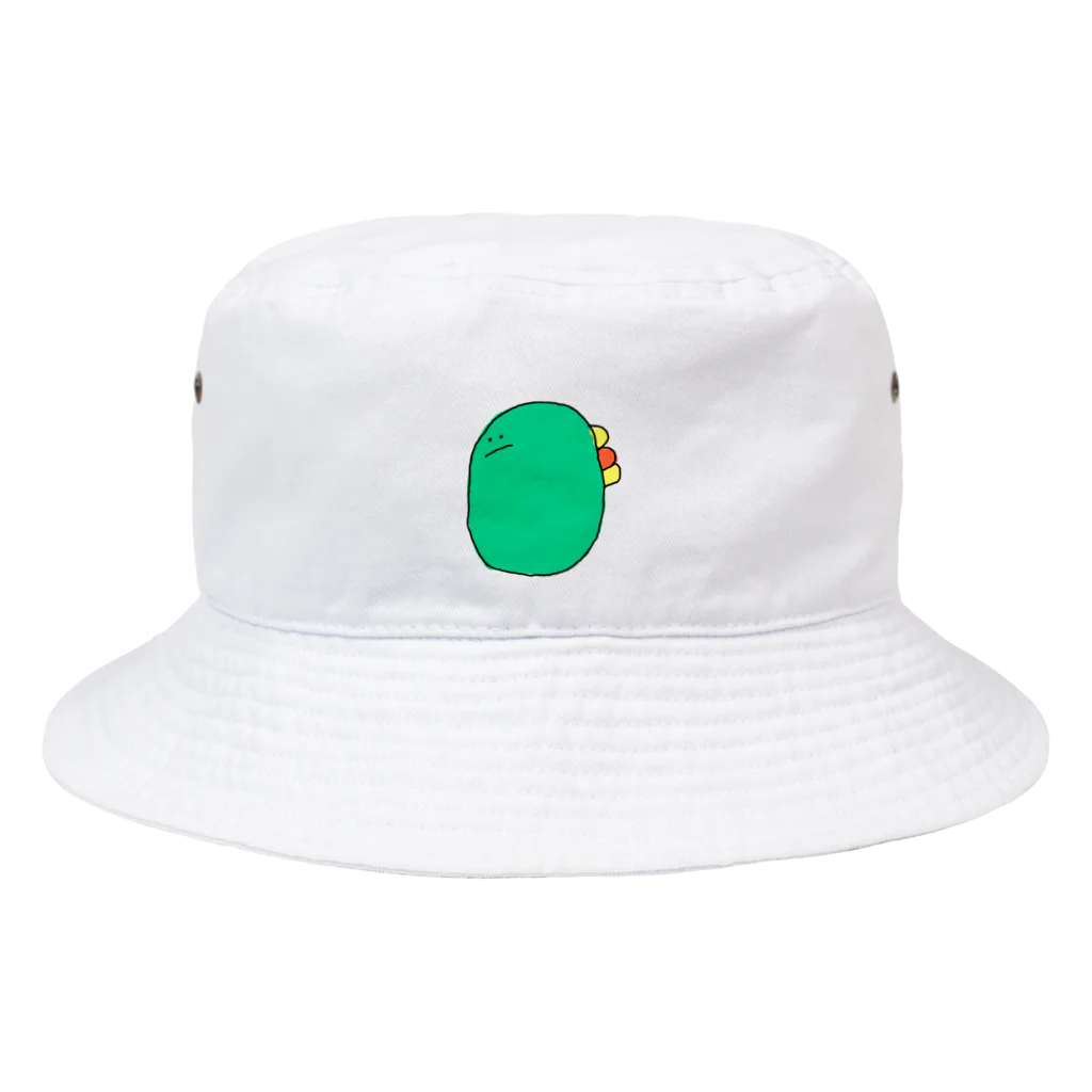 ピーマンたべたい。のきよわザウルス Bucket Hat