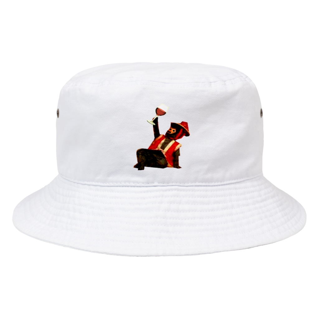 Danke Shoot Coffeeの🐒猿酒🍷２ Bucket Hat