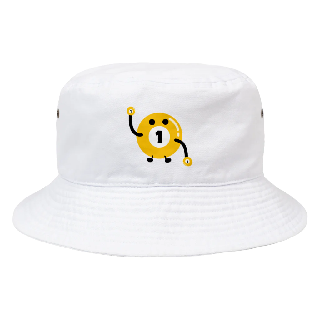 PaP➡︎Poco.a.Pocoのビリヤードのビリちゃん Bucket Hat