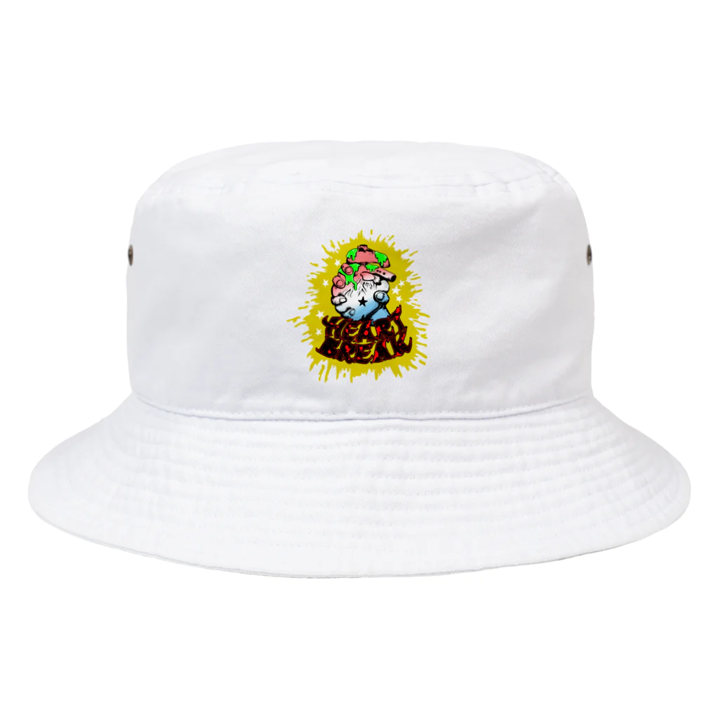 TRAVA design SHOPのハートブレイク Bucket Hat