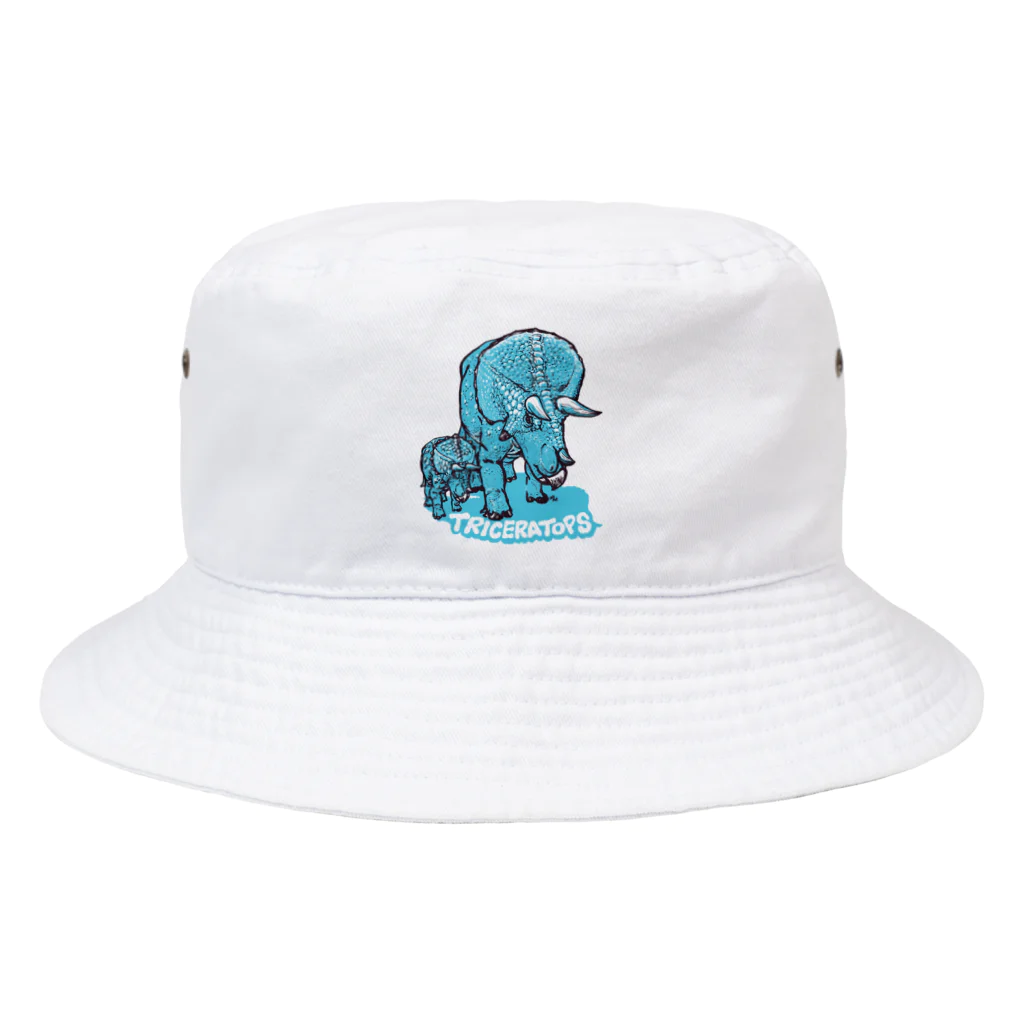 segasworksのTRICERATOPS（成体と幼体） Bucket Hat