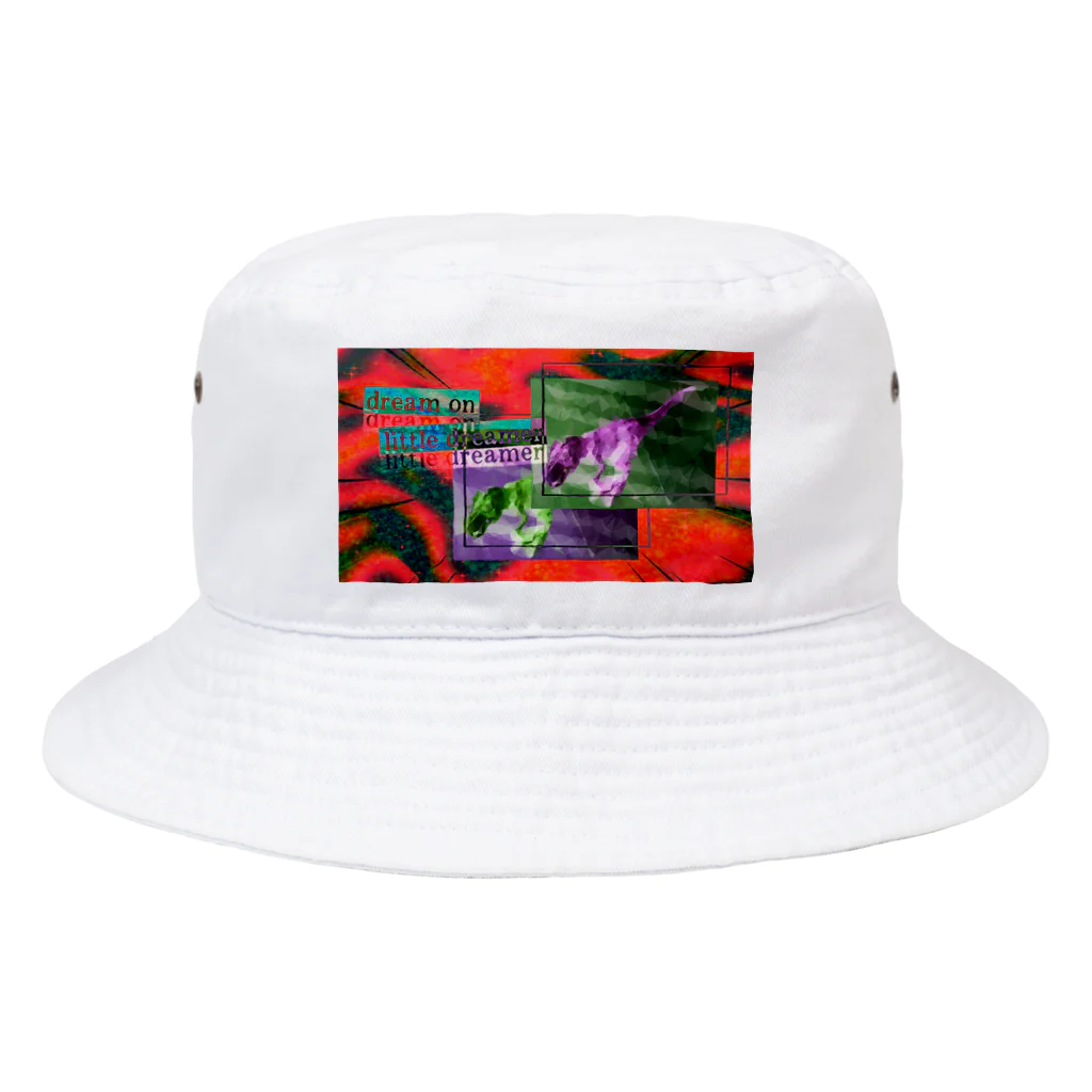 QB🦖のチグハグ Bucket Hat