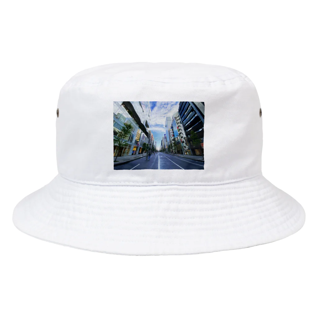 SANYOフォトショップの銀座雨上がり Bucket Hat