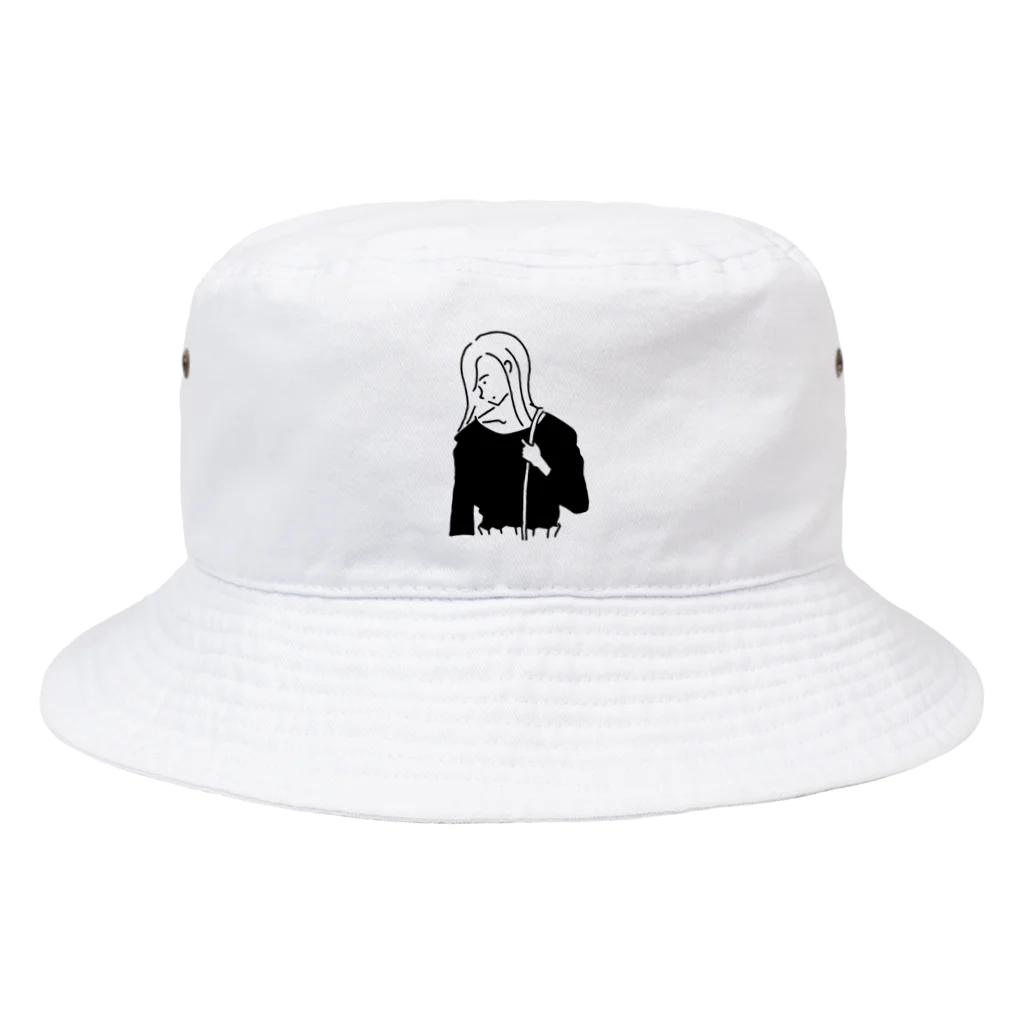 AliviostaのGirl ガール #4イラスト Bucket Hat