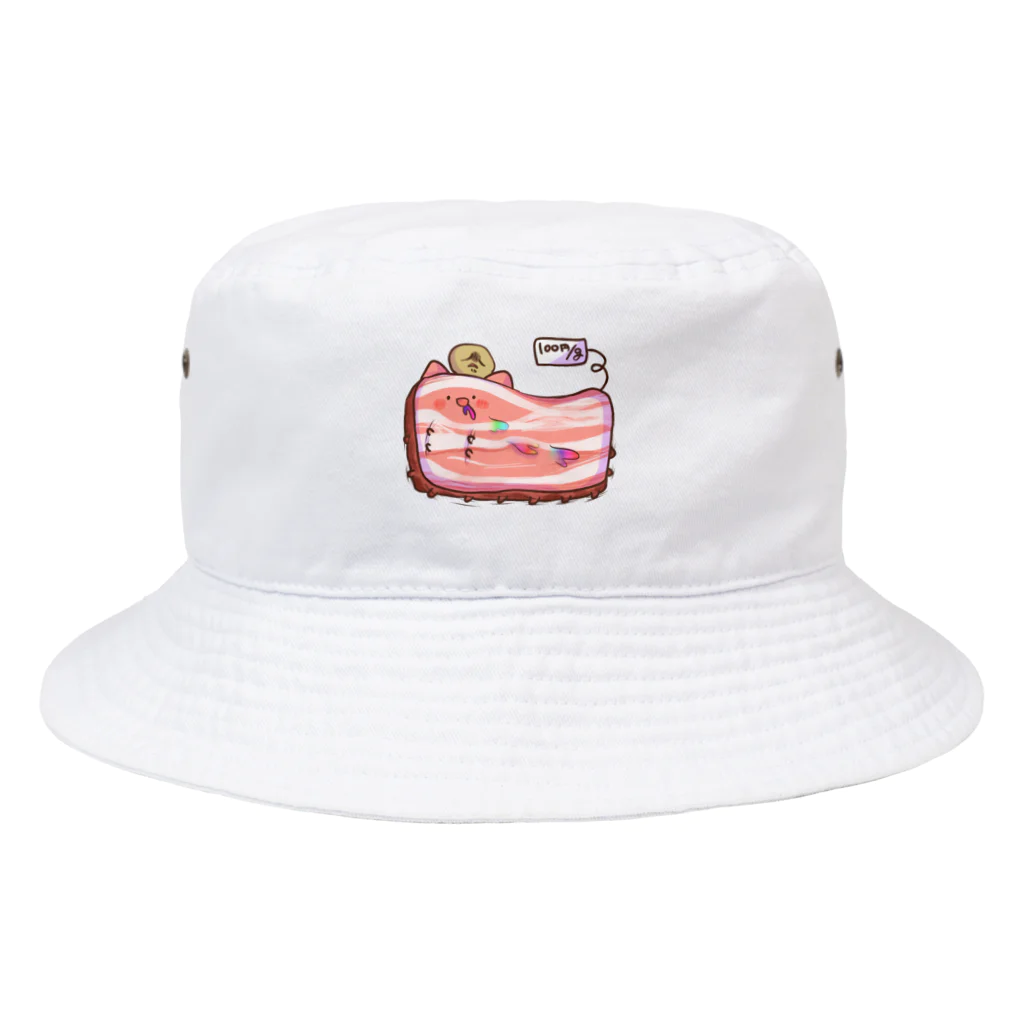 つちのこきづちのつちのこやさんのべべべベーコンポテトくん Bucket Hat