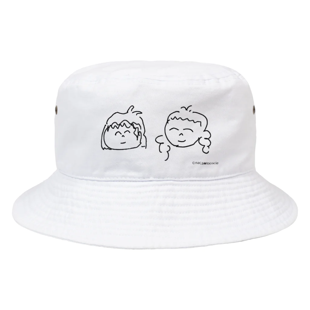 でこぽんみかんのオコサマ2人 Bucket Hat