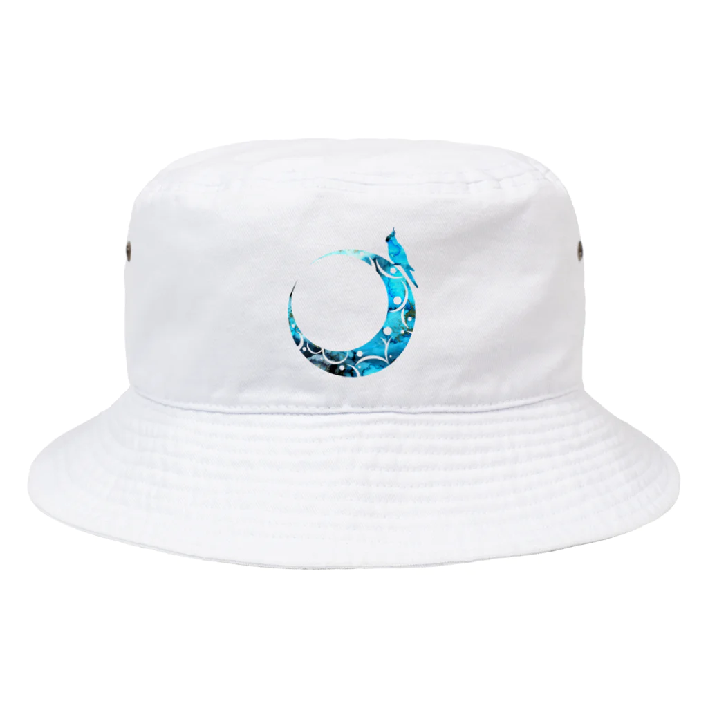 始季彩＠suzuriのクレセントムーン Bucket Hat