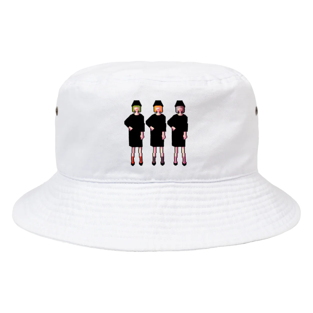 ずぅんの三人の女の子 Bucket Hat