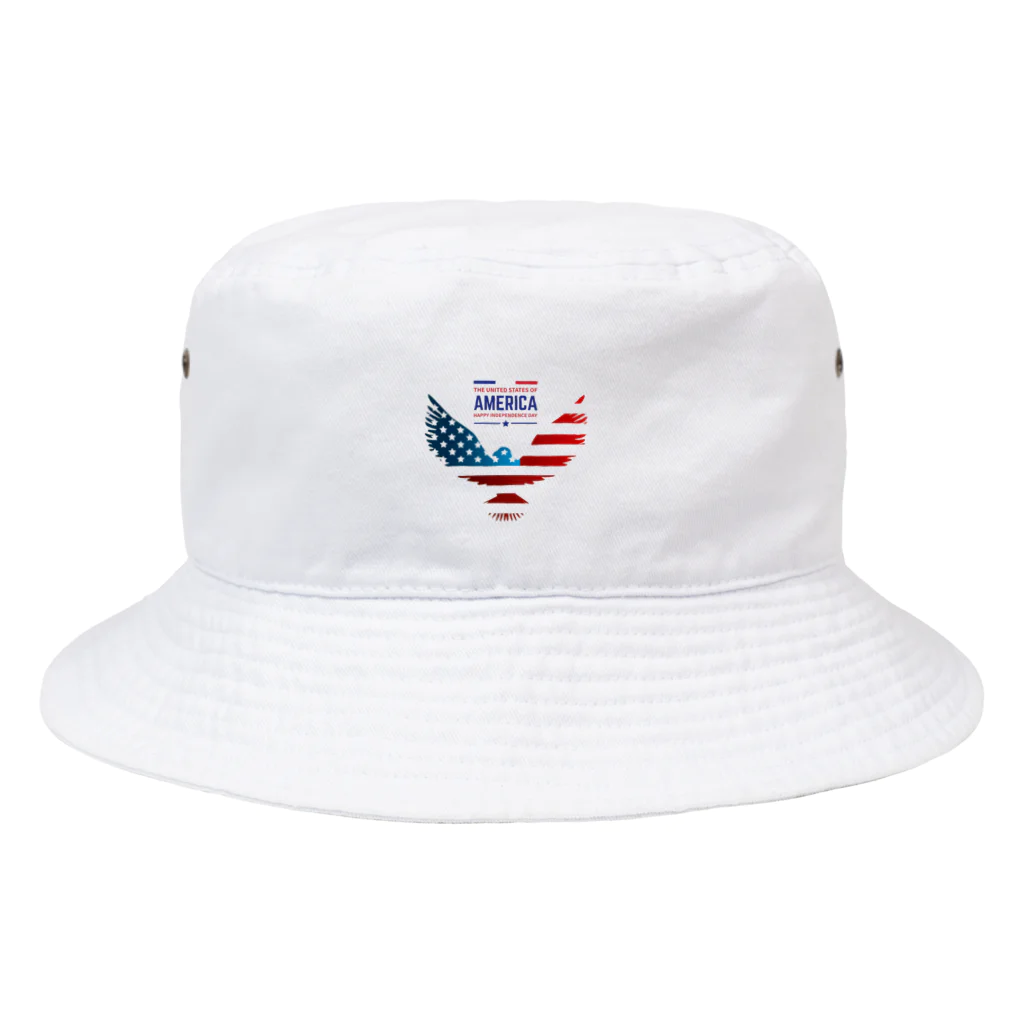 みーぬのUSA EAGLE Bucket Hat