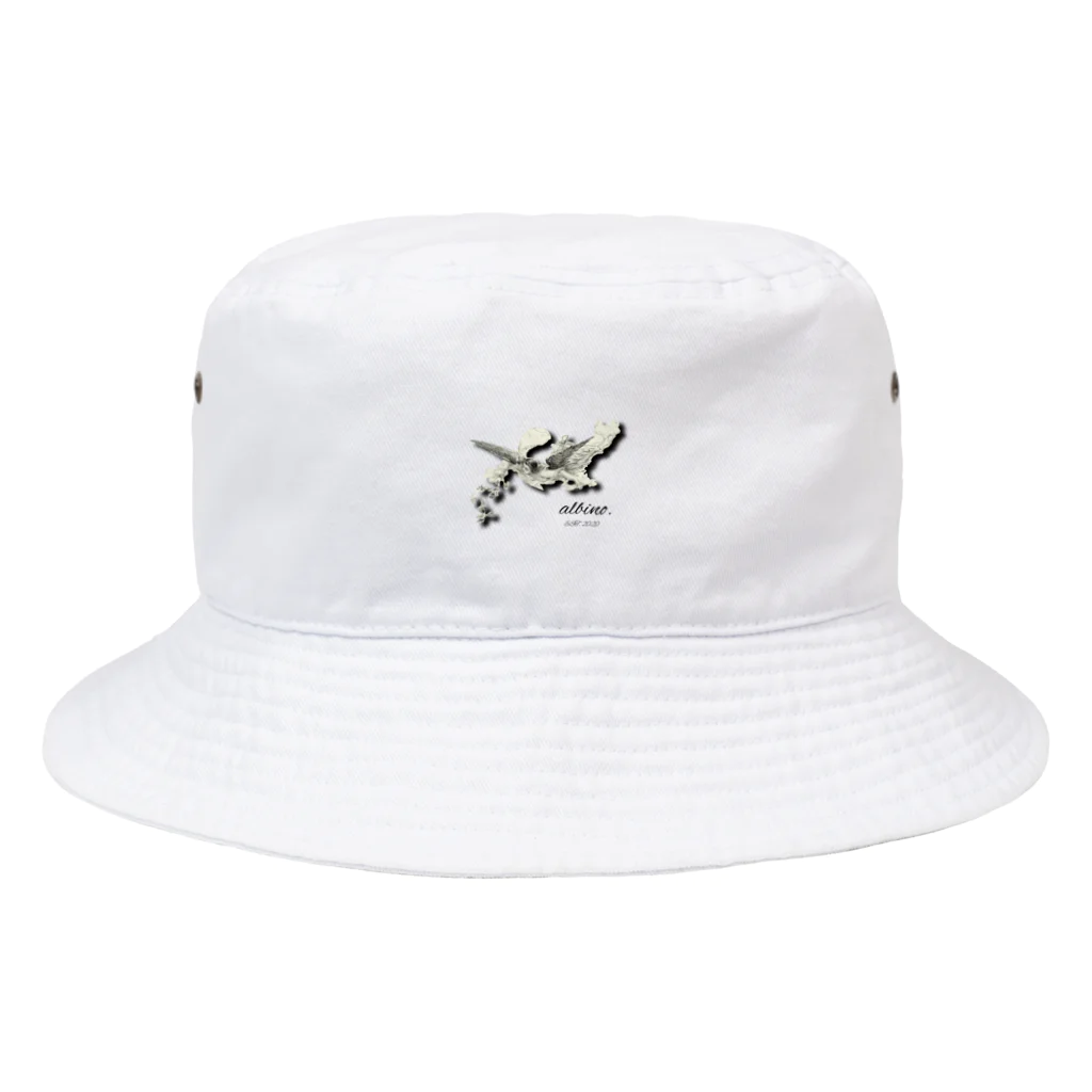 【 ALBINO. 】　Online Store！！のalbino. White Line. Bucket Hat