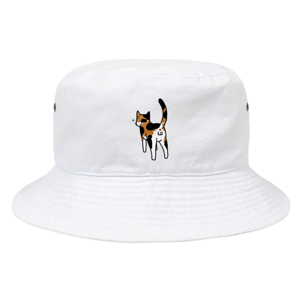 Riotoのねこけつω（三毛猫） Bucket Hat