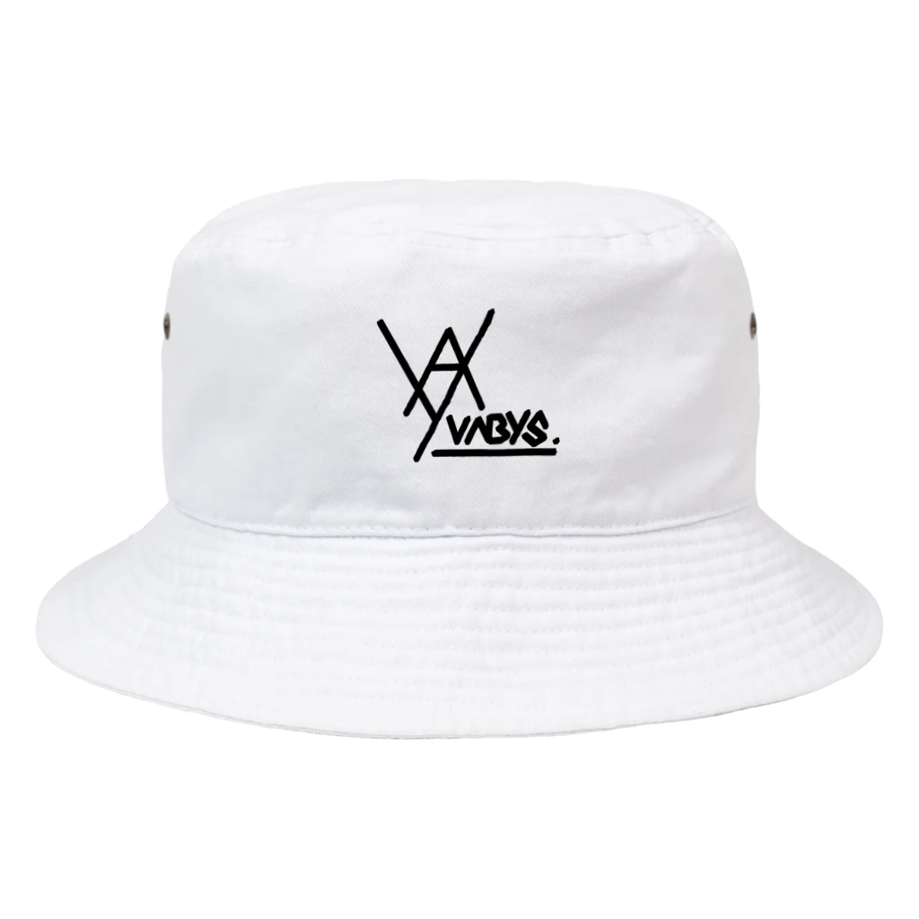 酒飲みウェアのVABYS黒ロゴ某氏 Bucket Hat