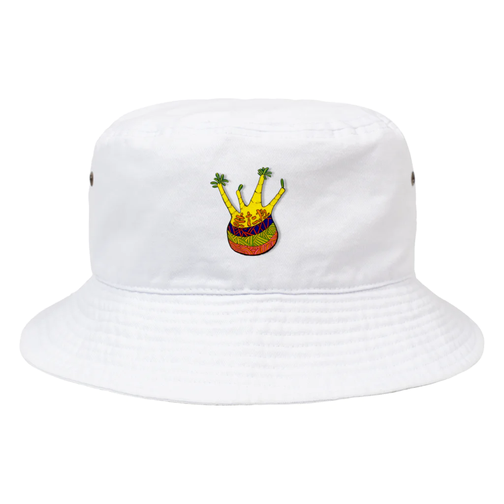 玄聖屋さんのパキポディウム グラキリス　(8181またね) Bucket Hat