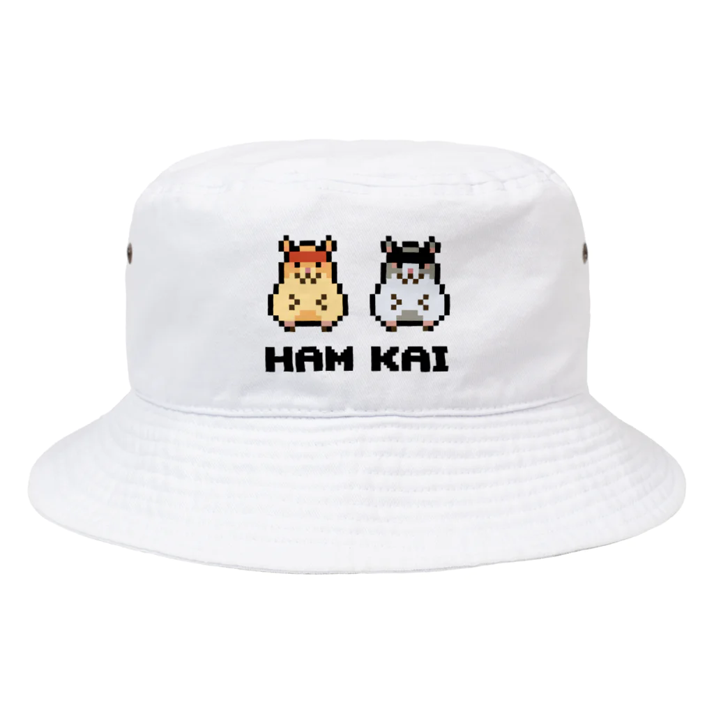 Kickn_lucky_personのハムスターの会　公式グッズ Bucket Hat