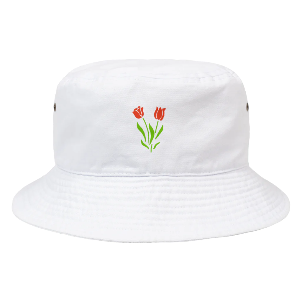 mizuo-seinaの2輪のチューリップ Bucket Hat