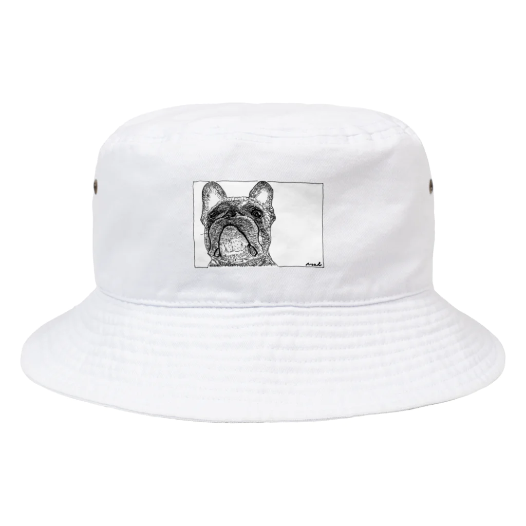 noe_to_meg (ノエとめぐ)の今日のムニュ【モノクロ】 Bucket Hat