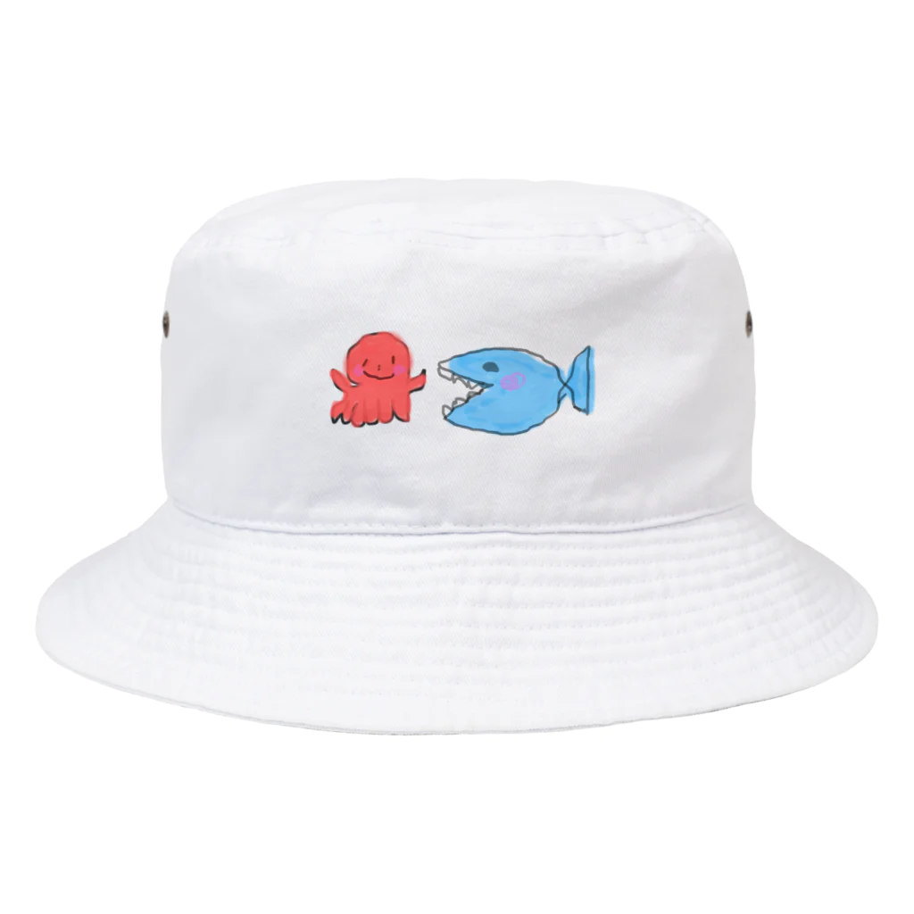 ぱんの耳食堂の海の仲間たち Bucket Hat