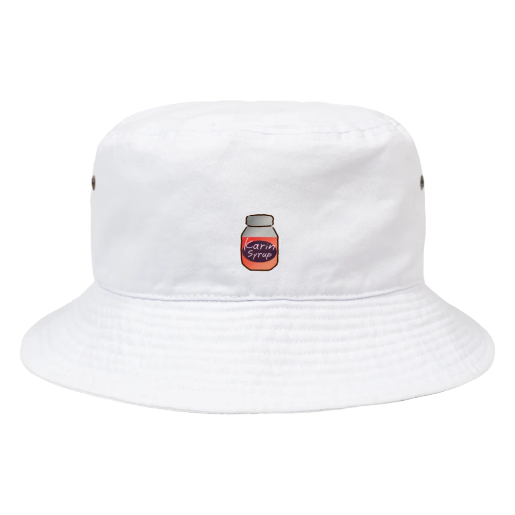 Karinsyrupの花梨シロップbottle(茜色) Bucket Hat