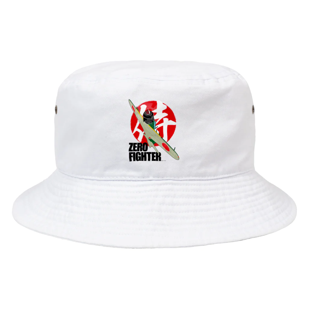 Atelier NyaoのZERO FIGHTER 空の侍 Bucket Hat