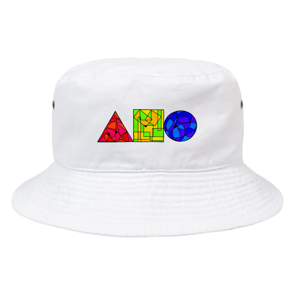 ＢＬＵＥのさんかく しかく まる Bucket Hat