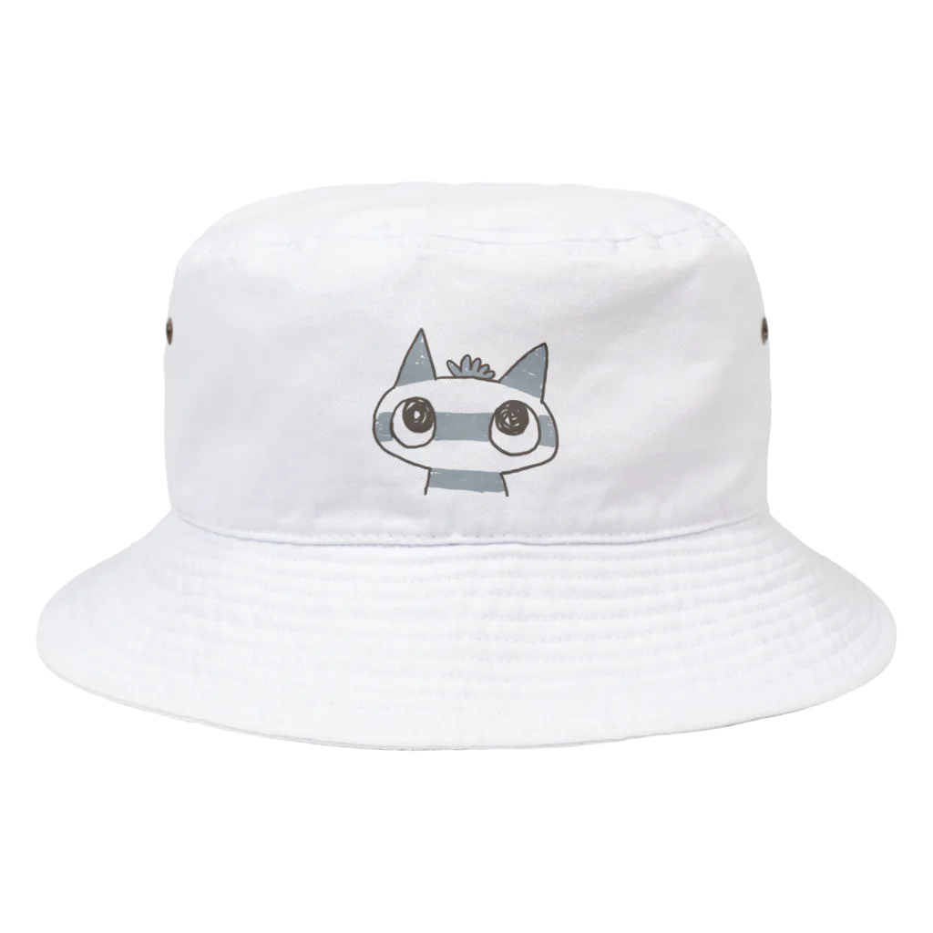 ✴FUKUSHIMAにゃんだべえ店✴のにゃんだべえ01顔 Bucket Hat
