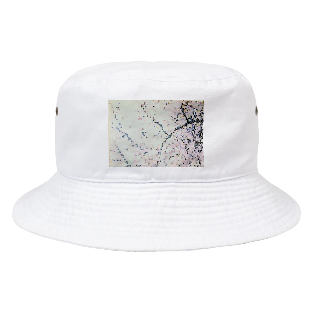 seki_junkoのドット桜モチーフ Bucket Hat