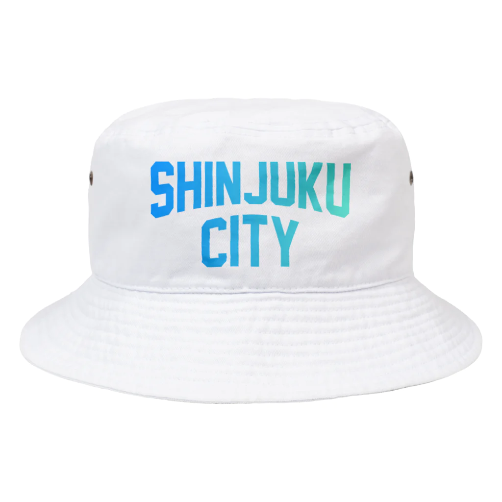 JIMOTO Wear Local Japanの新宿区 SHINJUKU CITY ロゴブルー バケットハット