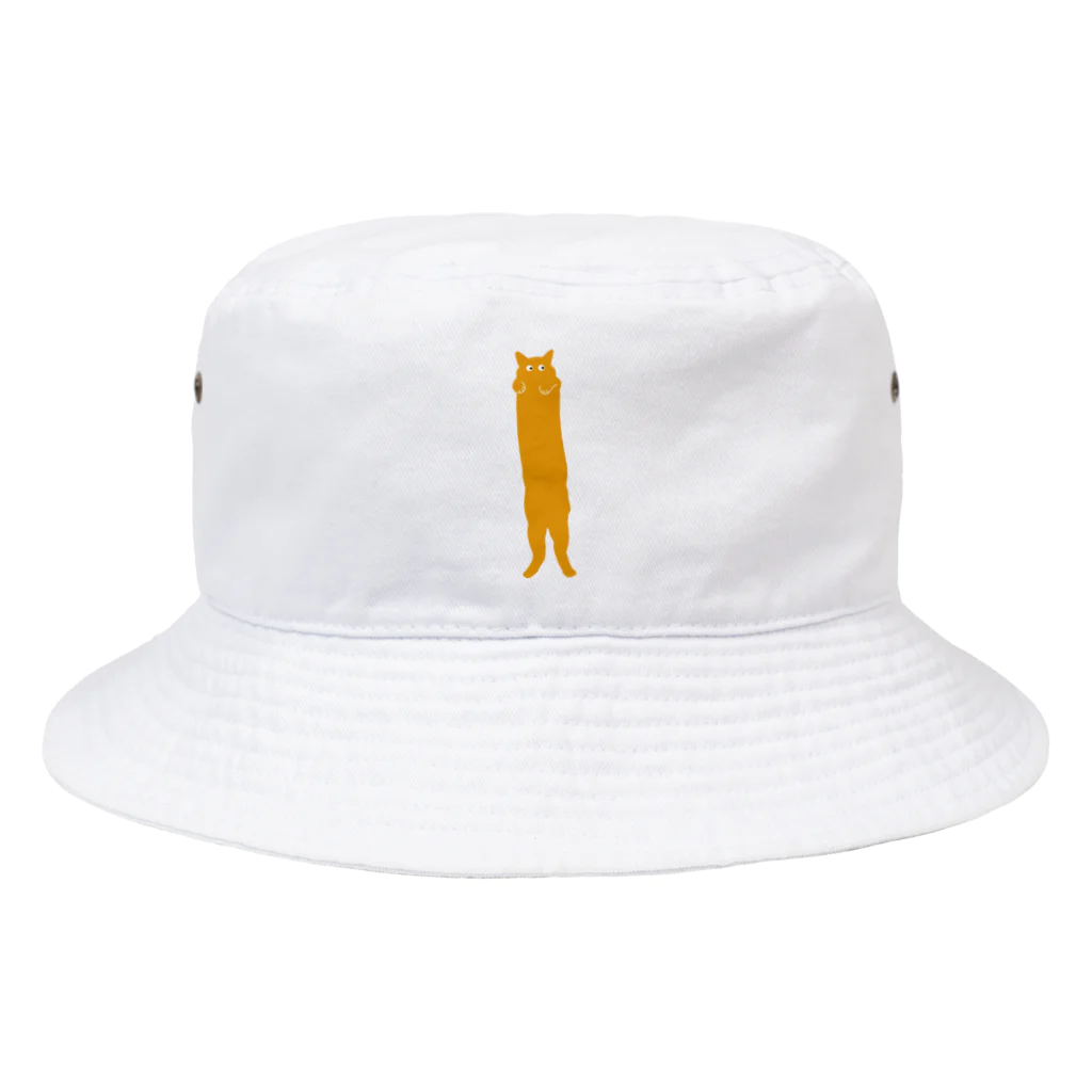 JTadano Collectionのおまわり猫 のび〜るパポ君 / PAPO Bucket Hat