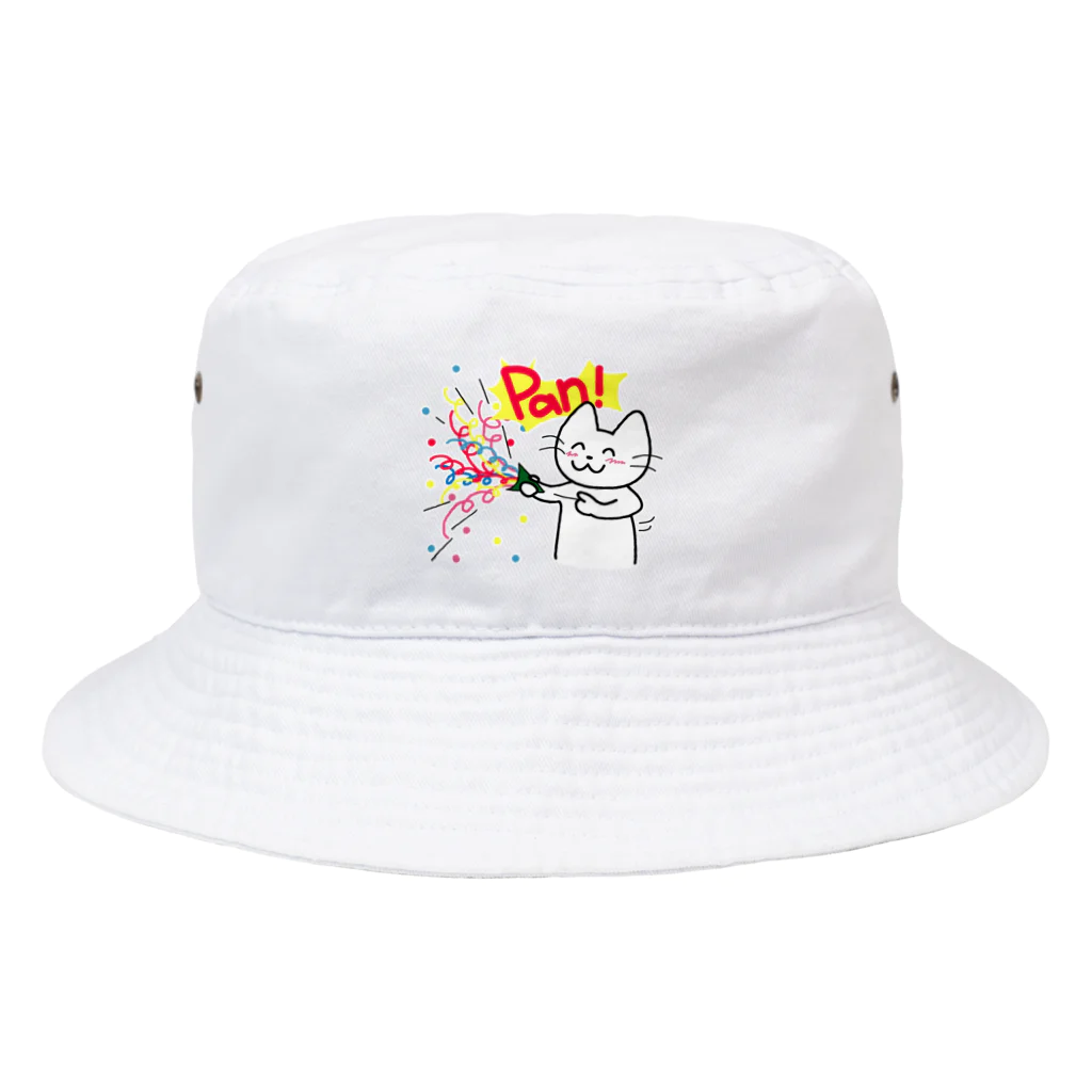 satoharuのリモートパーティーを盛り上げるネコさん Bucket Hat