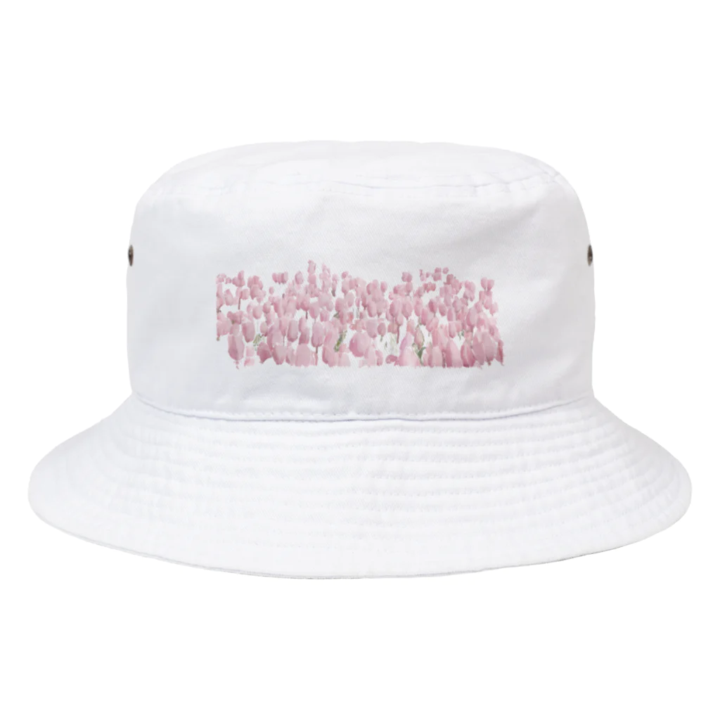 rilybiiのTulip field pink Bucket Hat