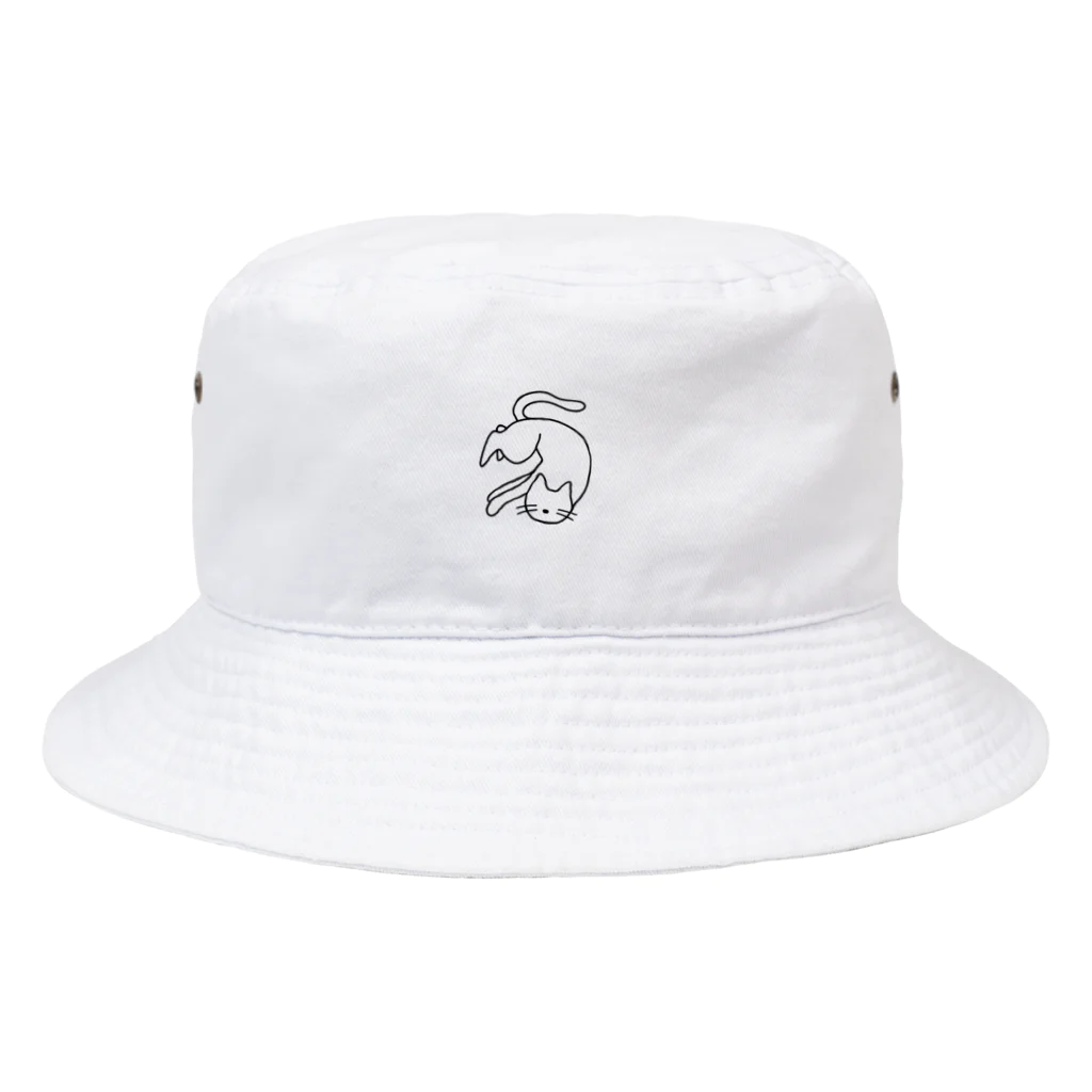 rapportのとけたねこ Bucket Hat