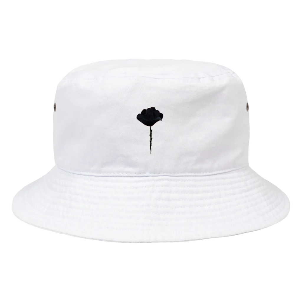 TAMAKIKATAOKAの黒薔薇 Bucket Hat