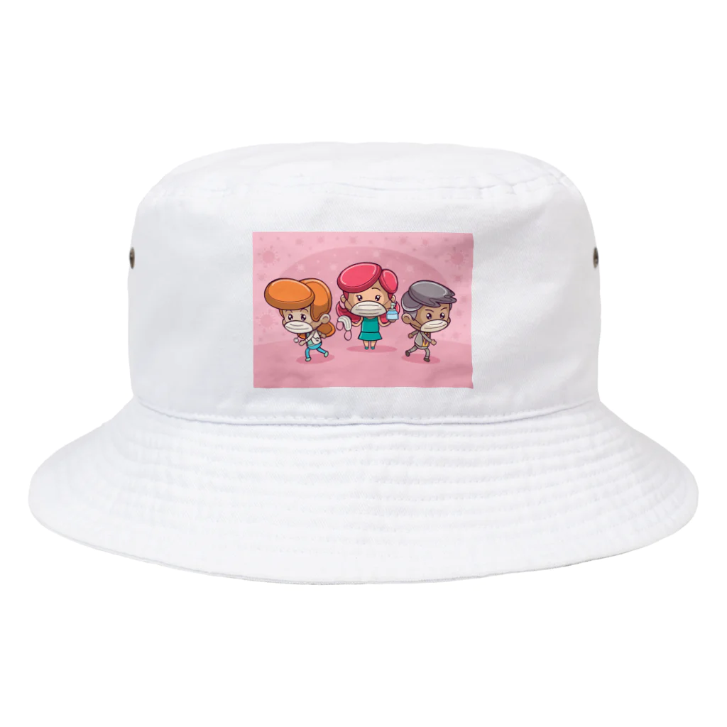 アクセルスタイルのマスク手洗い Bucket Hat