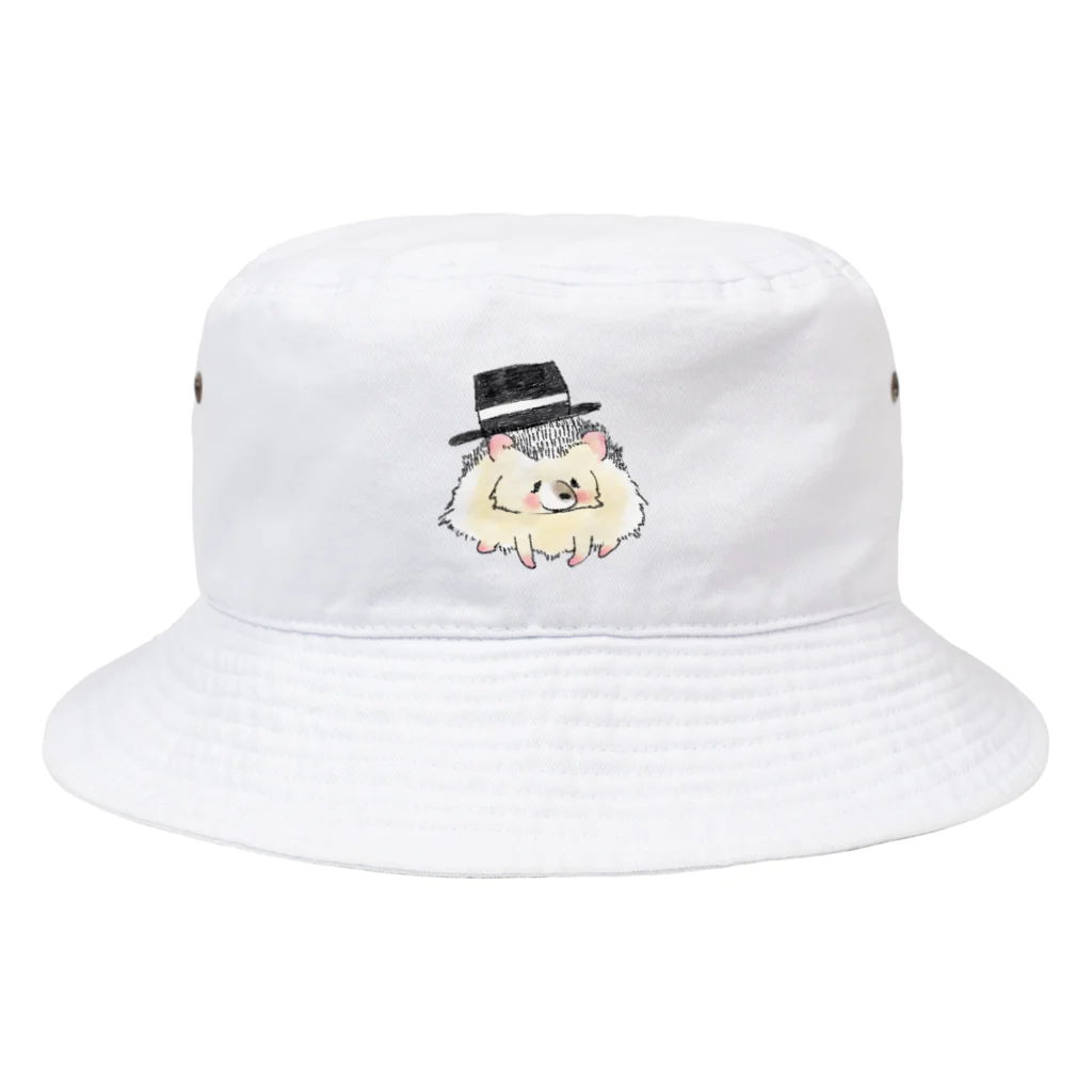 浅山しおん（ハリネズミのソフィー）のオリジナル　ハリネズミのソフィー、ハットをかぶる。 Bucket Hat