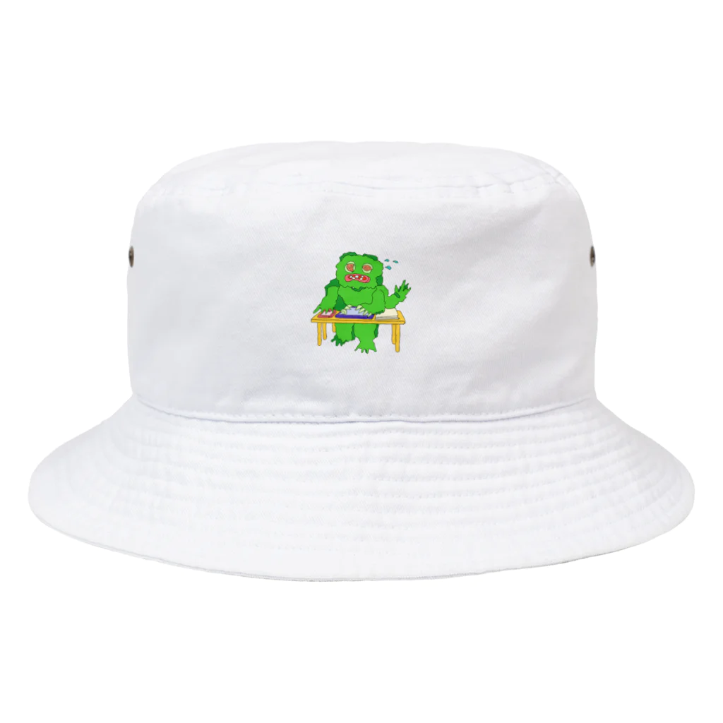 Mirai Gotoのdepressed yeti (brain freeze) Bucket Hat