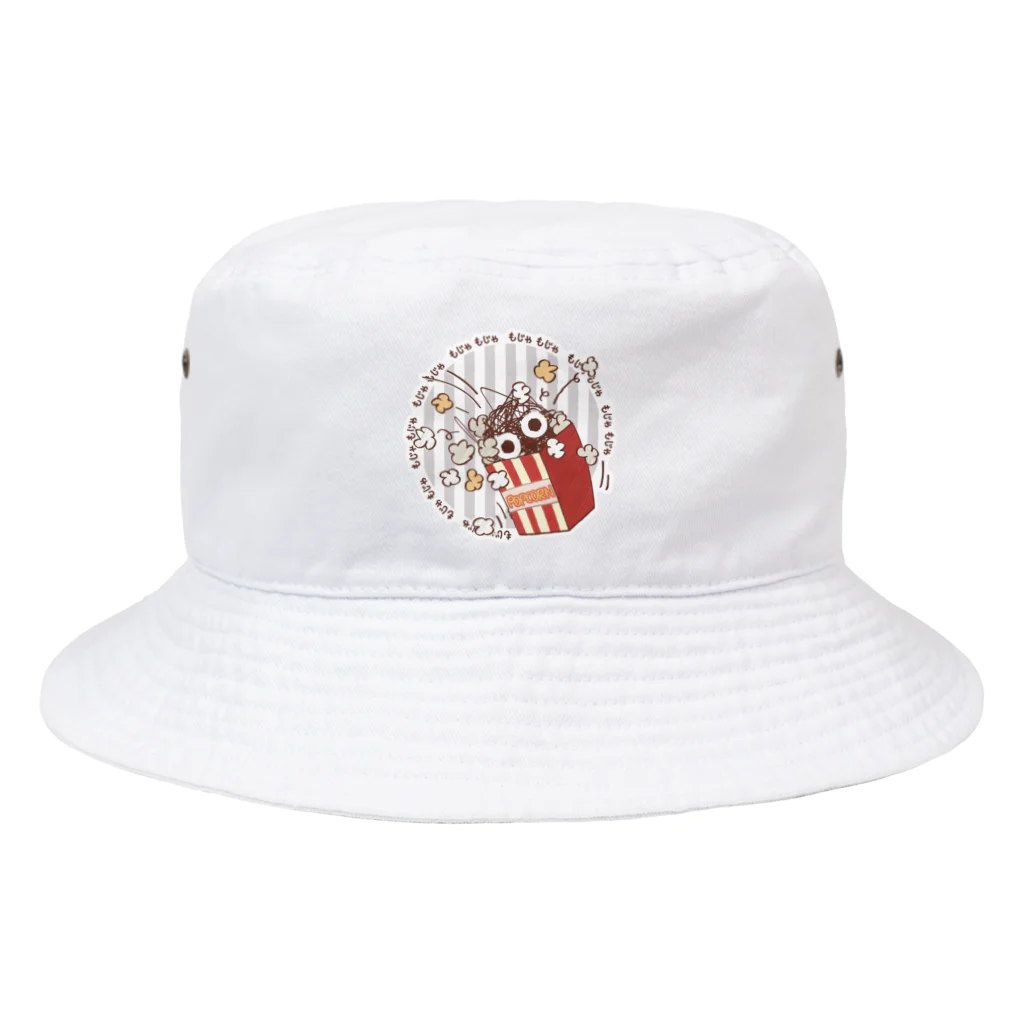 イラスト MONYAAT のポップコーン侵入OK Bucket Hat