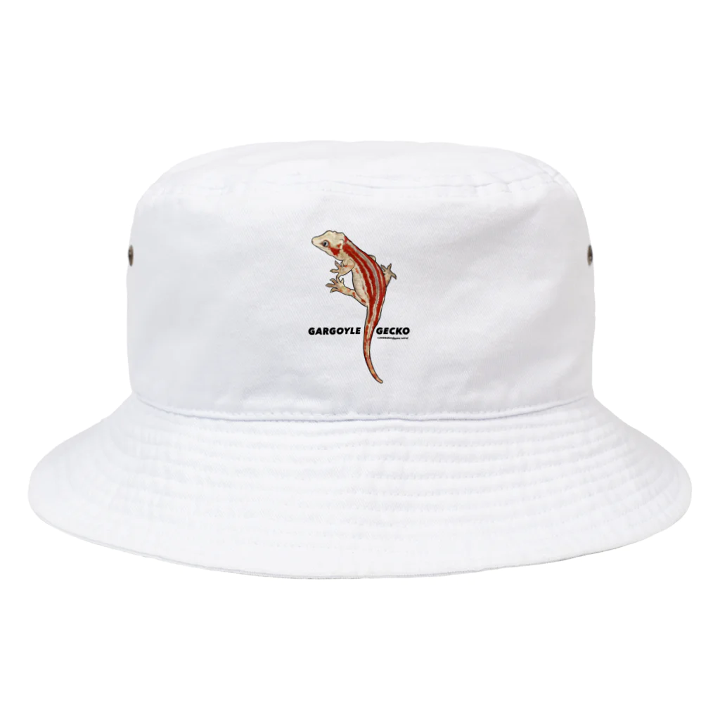 しろくまるいるいと動物たちのガーゴイルゲッコー Bucket Hat