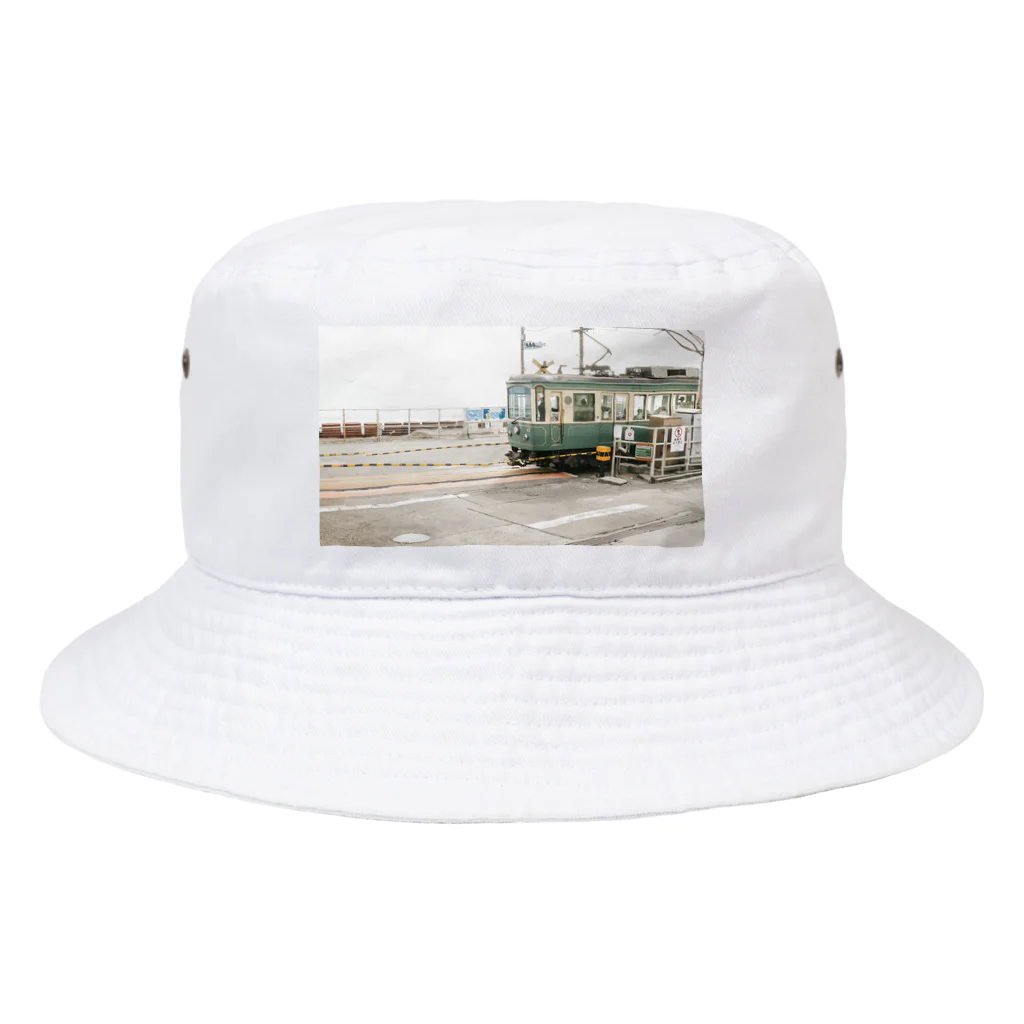 SAKURA スタイルの江ノ電 Bucket Hat