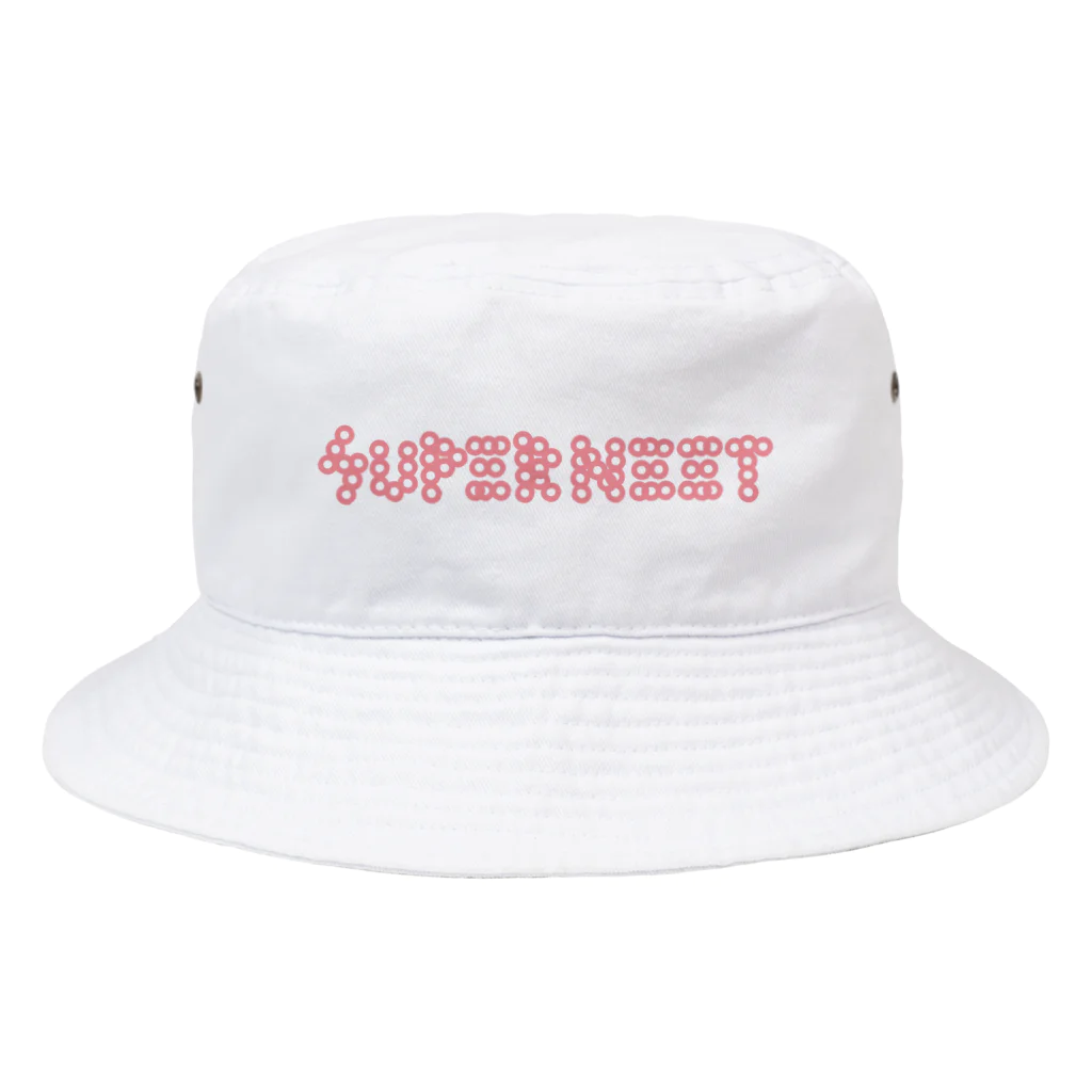 にーと屋のSUPER NEET PINK Bucket Hat