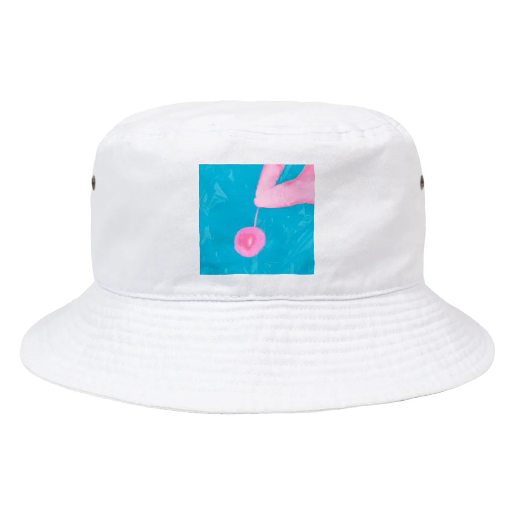 すいすいおよぐのポップなさくらんぼ Bucket Hat