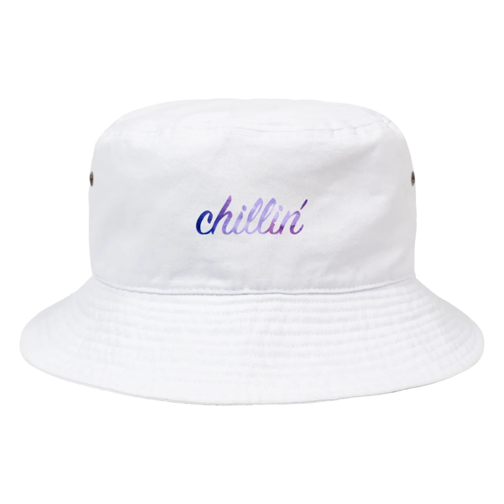 chillin’ clothingのchillin' Purple バケットハット