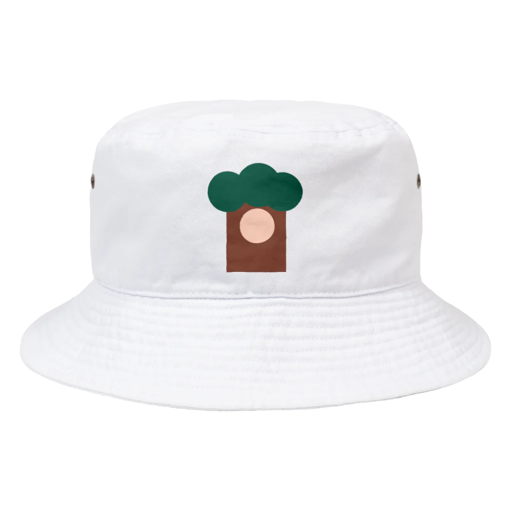 銀ペニ🐘🦷の杉の木ピクトグラム Bucket Hat