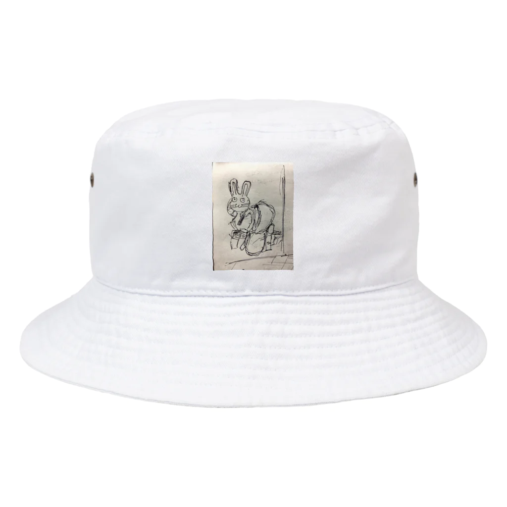 悲しみのウサの便所飯を強いられるウサハット Bucket Hat