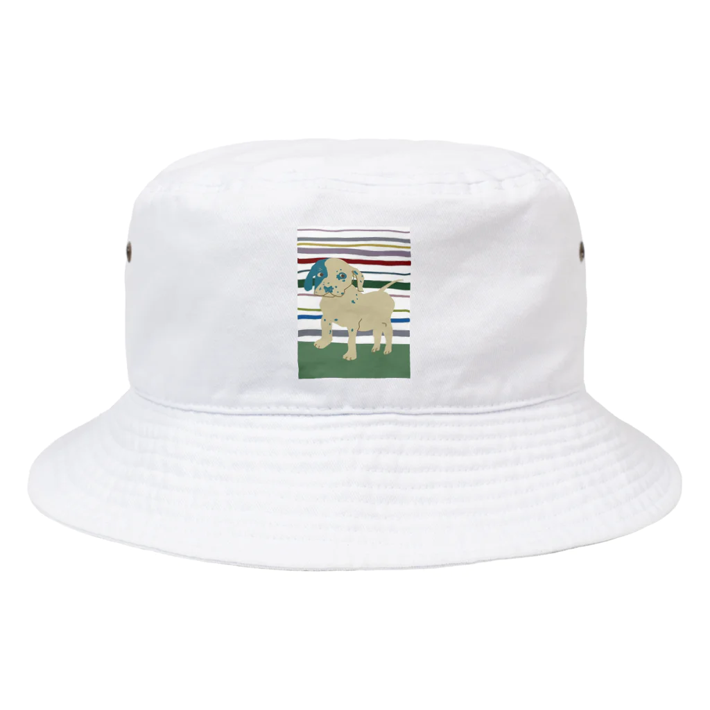 DOG DOG DOGのぶち犬 Bucket Hat