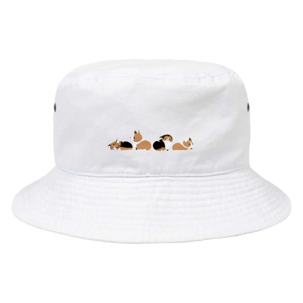 こぎ屋さんのCorgis(コーギー) Bucket Hat