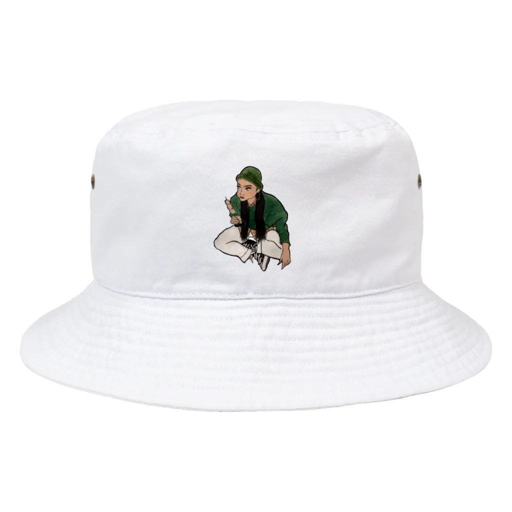 akdawnのあちゃん Bucket Hat