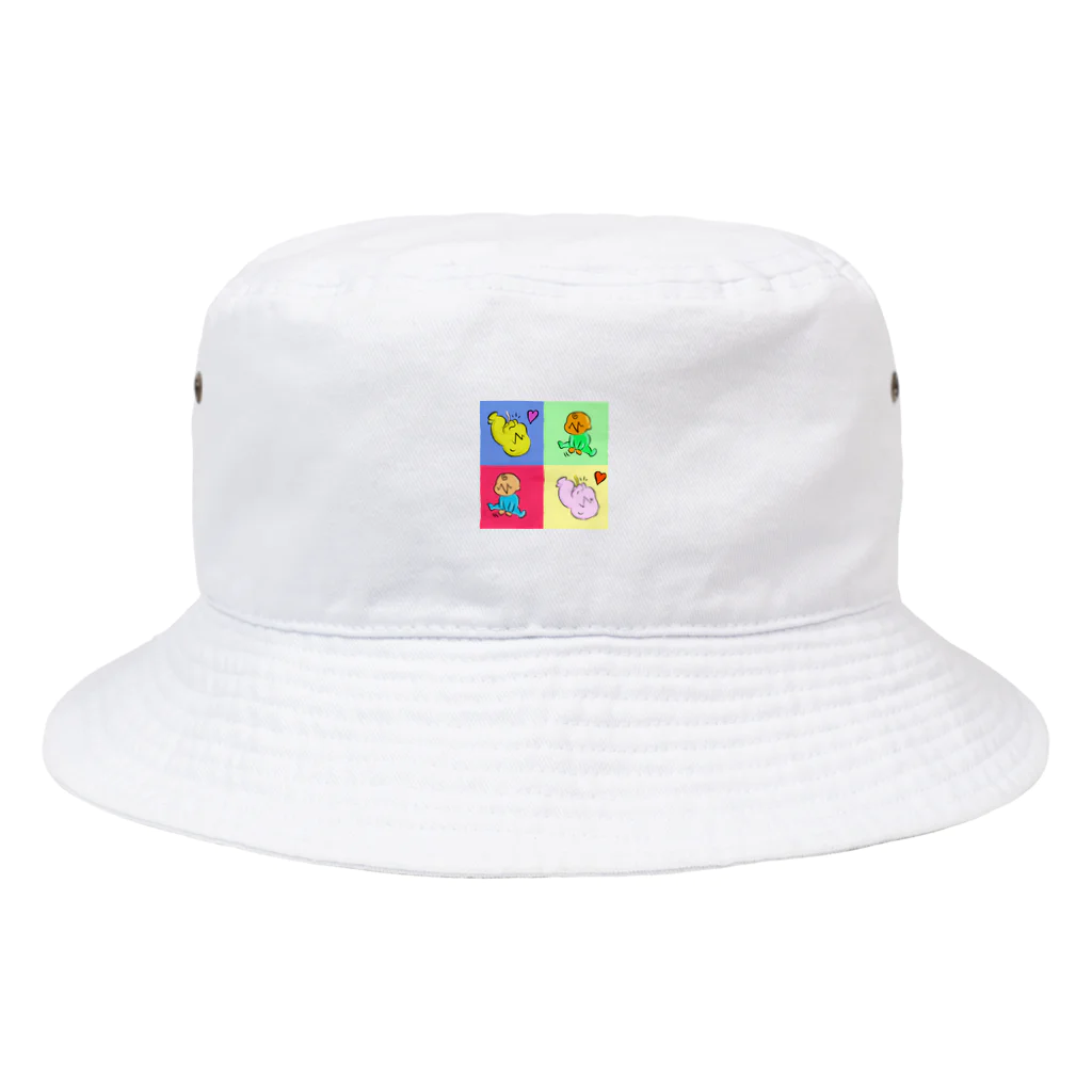 hoshin_omise。のぽっぷべいびーず Bucket Hat