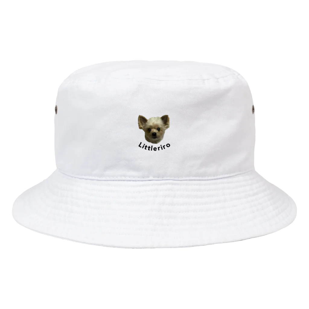 Little riroの犬のリロちゃん(ロゴ入り) Bucket Hat