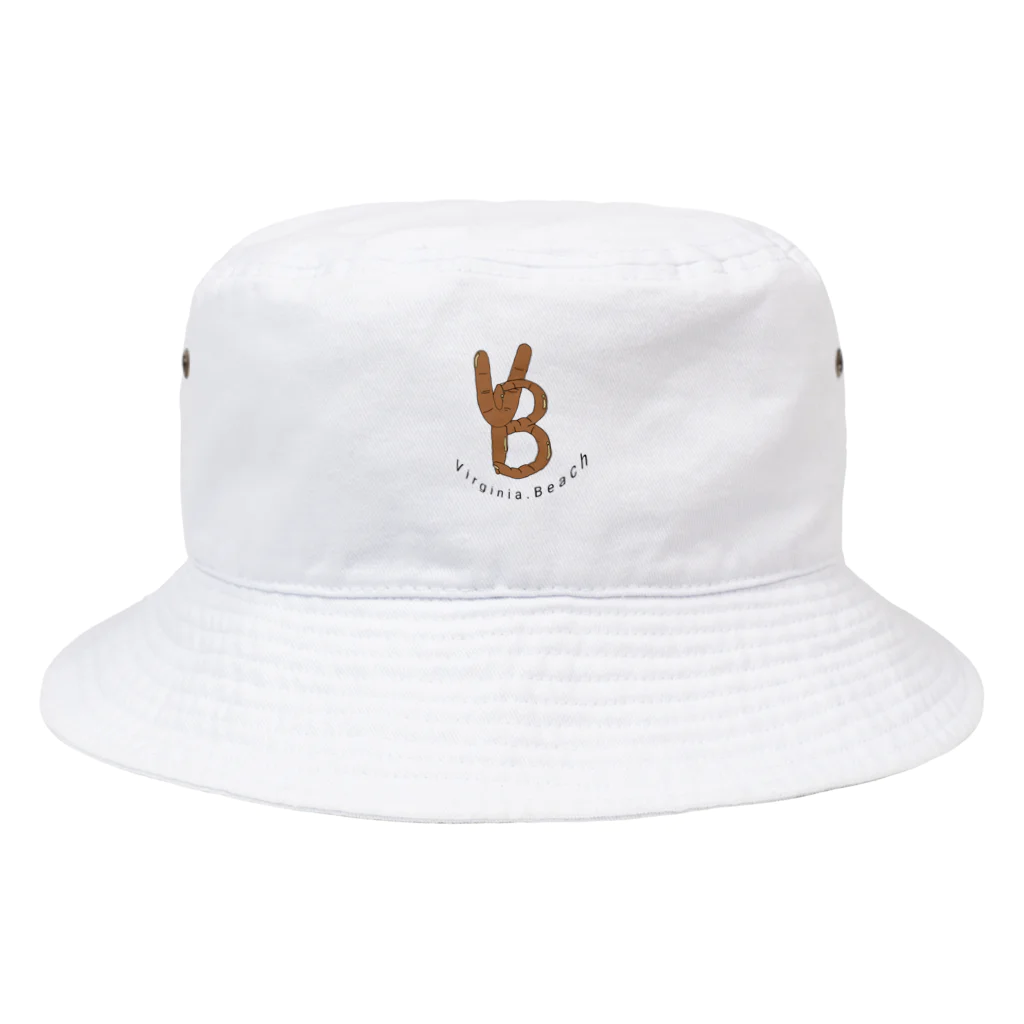 nananahutatuのバージニアビーチのイニシャルロゴ Bucket Hat